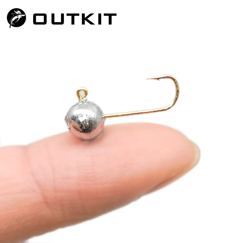 Fishing Hook Barbless - OUTKIT 10 Mini Đầu Jig Móc