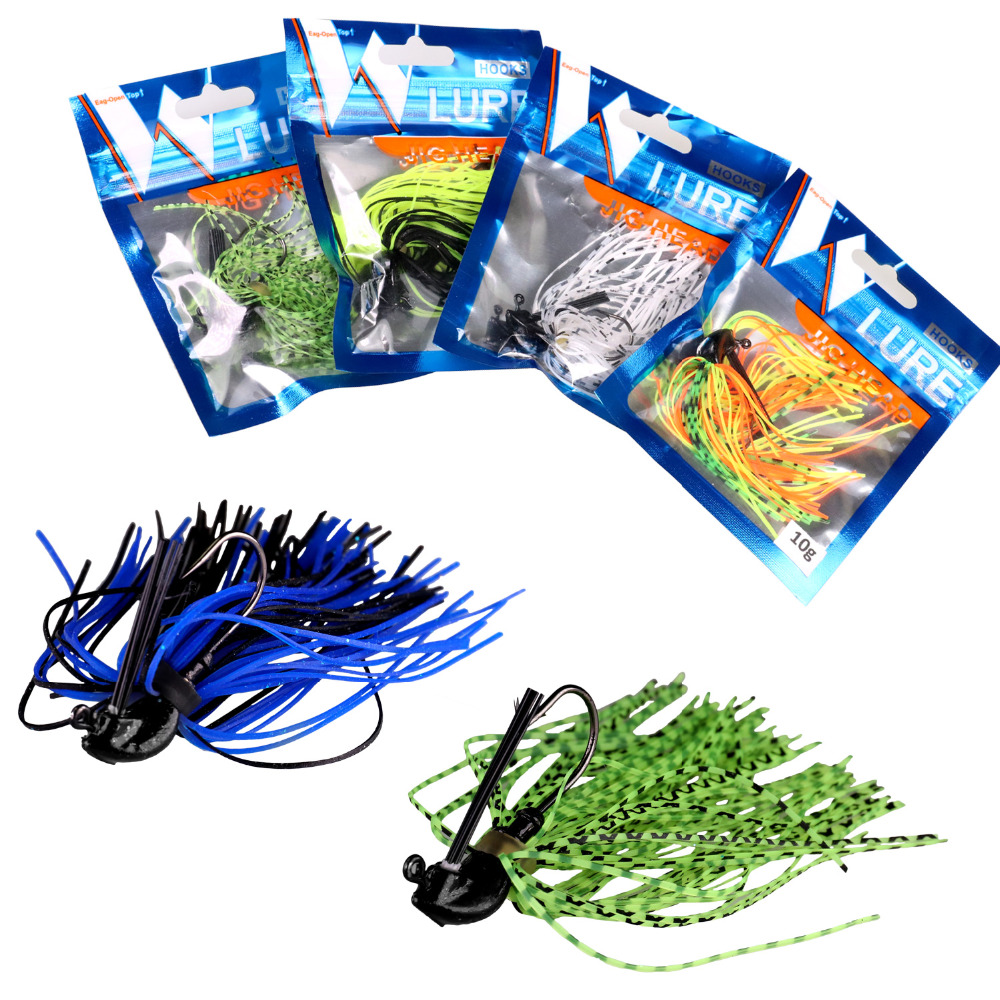 Fishing Hook Weedless - 10 Cái/lốc Bass Mồi Câu Cá
