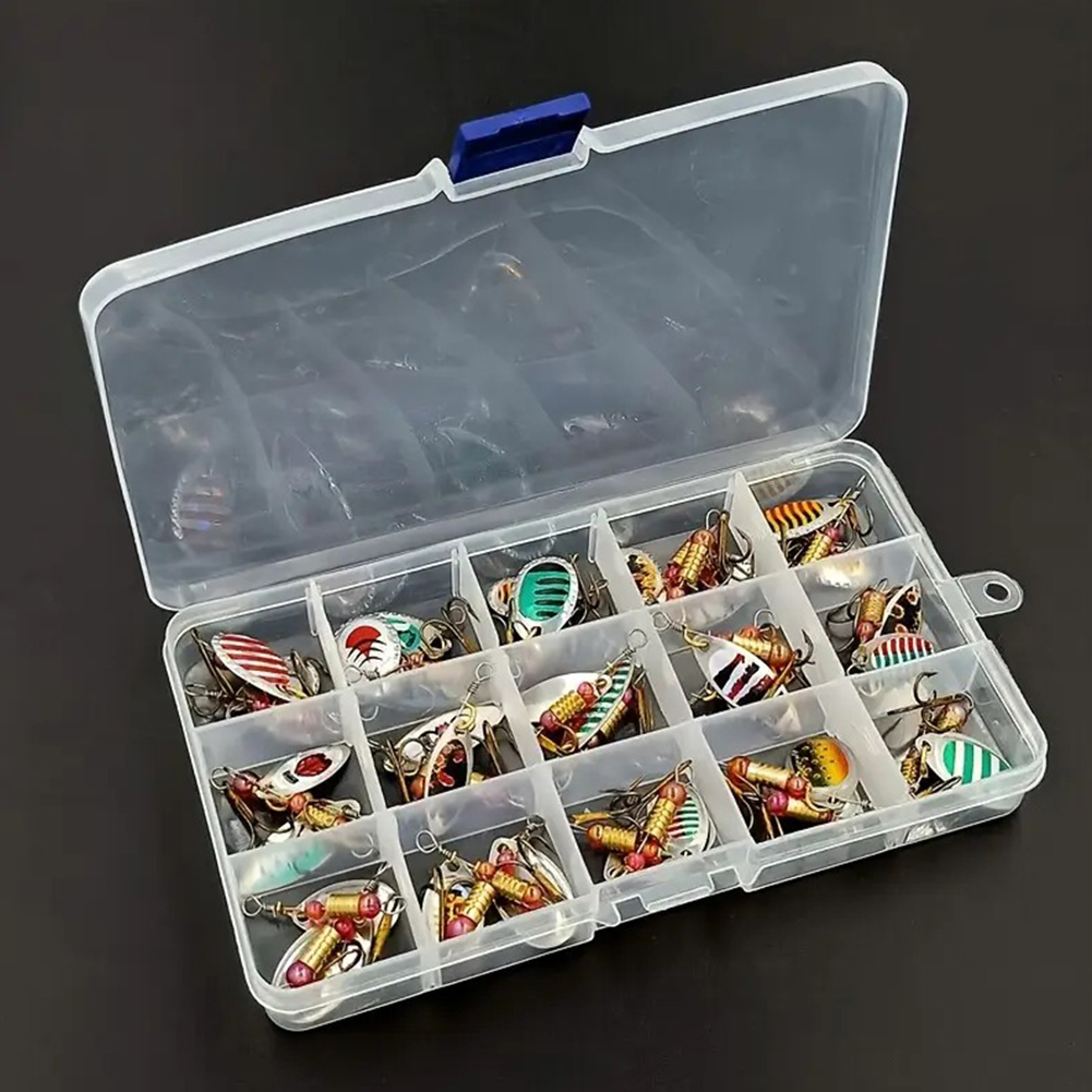 Fishing Hook Treble - 30pcs Metal Spoon Spinner Fishing Lure