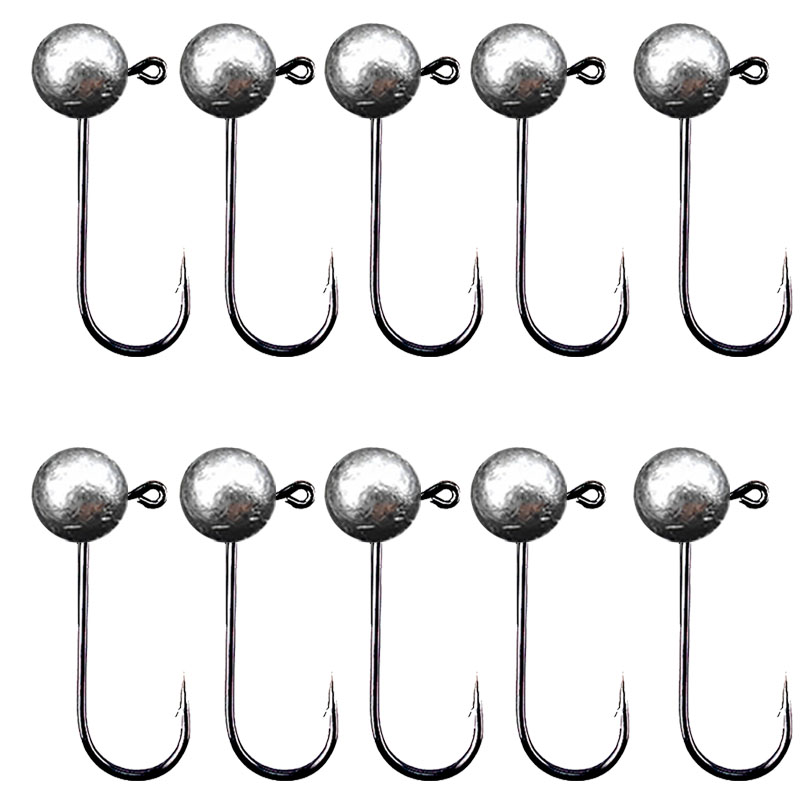 10pcs/lot Jig Head Fishing Hoo - đánh giá và giá Fishing Hook Barbless