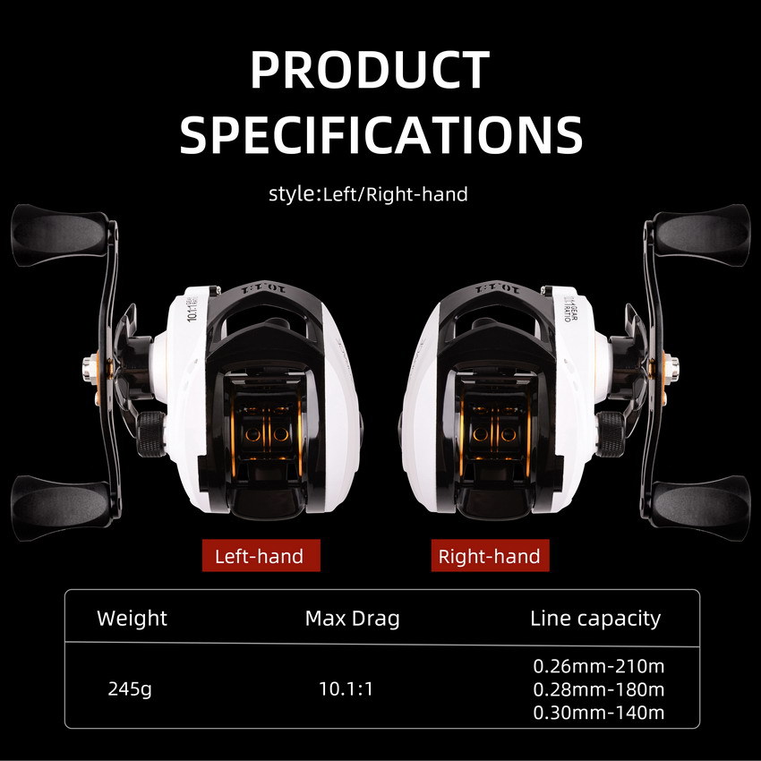 Baitcasting Reel Fishing Reel  - đánh giá và giá Kastking Reel Zephyr