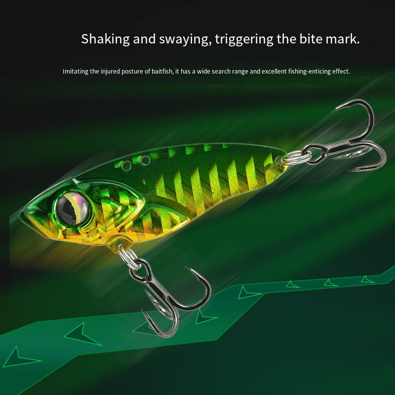 Metal VIB Fishing Lure Hard Vi - đánh giá và giá Fishing Hook Treble