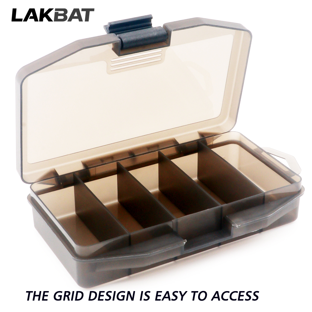 LAKBAT 5-Compartment Portable  - đánh giá và giá Fishing Hook Size