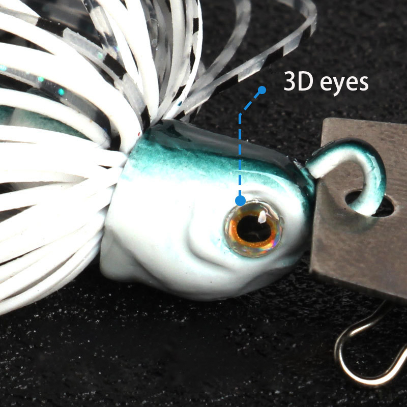 1pc12g Rubber Jig Head Weedles - đánh giá và giá Fishing Hook Weedless
