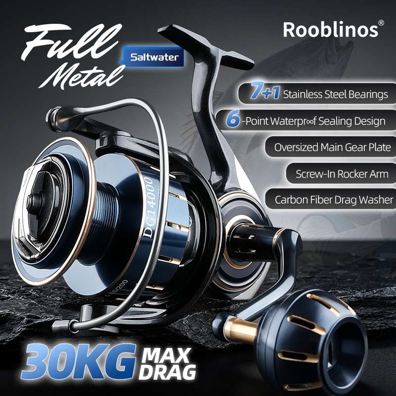 Rooblinos DG Spinning Reel, 12 - đánh giá và giá Abu Garcia Reel Max