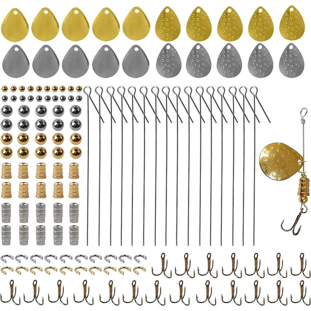 140Pcs Fishing Lures Making Ki - đánh giá và giá Fishing Hook Treble