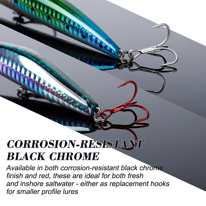 Noeby 4 3X Mạnh Móc Câu Cá 1 2 - đánh giá và giá Fishing Hook Barbless