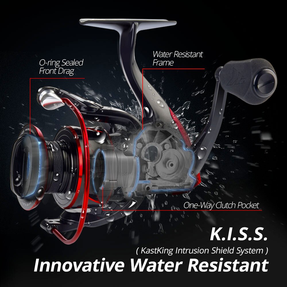 Kastking Vòng Bi Cầu cá mập II - đánh giá và giá Kastking Reel Zephyr