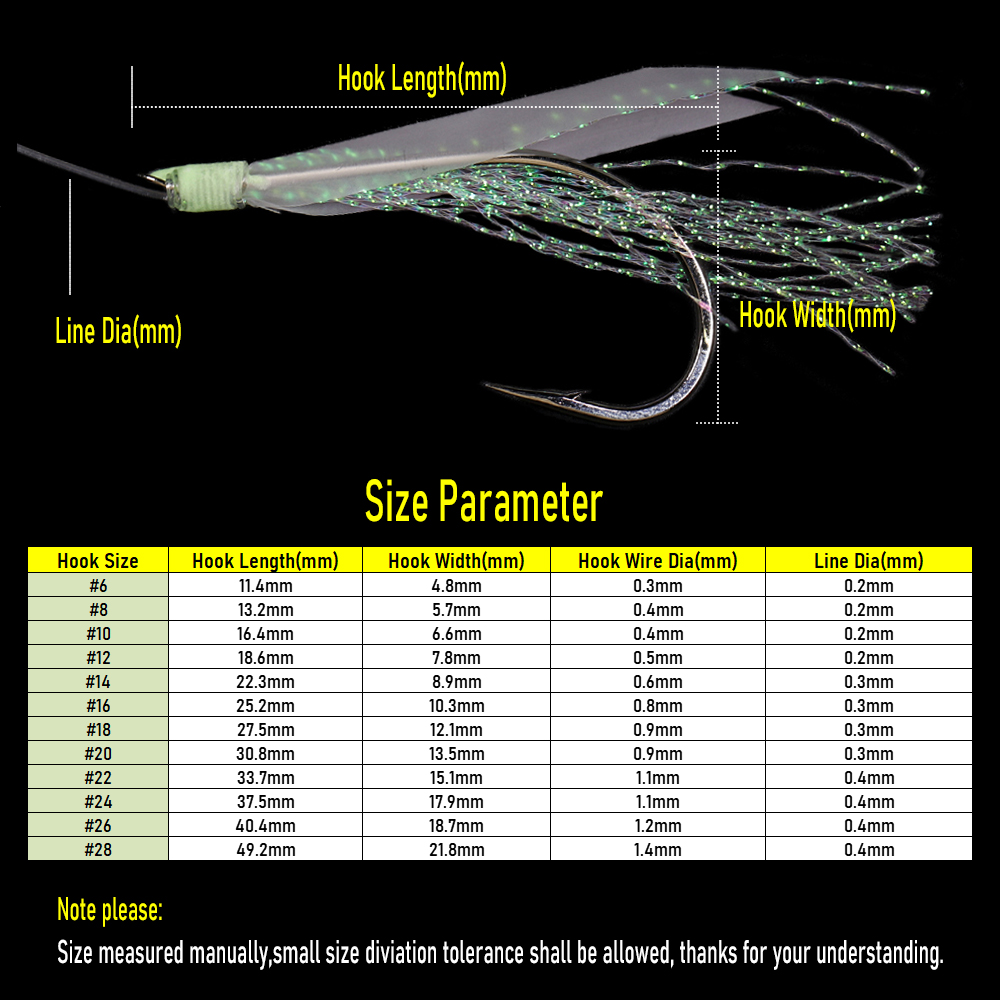 WIFREO 50Pc Dạ Quang Mô Phỏng  - đánh giá và giá Fishing Hook Circle