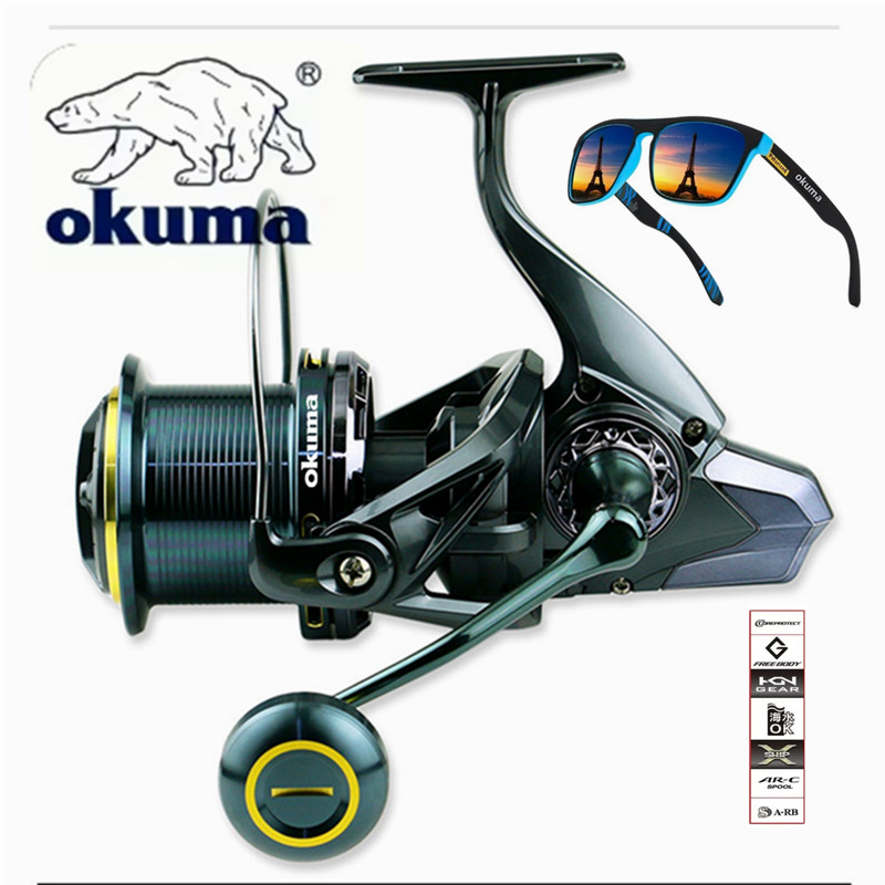 OKUMA Fishing Reel 9000-14000  - đánh giá và giá Abu Garcia Reel Max