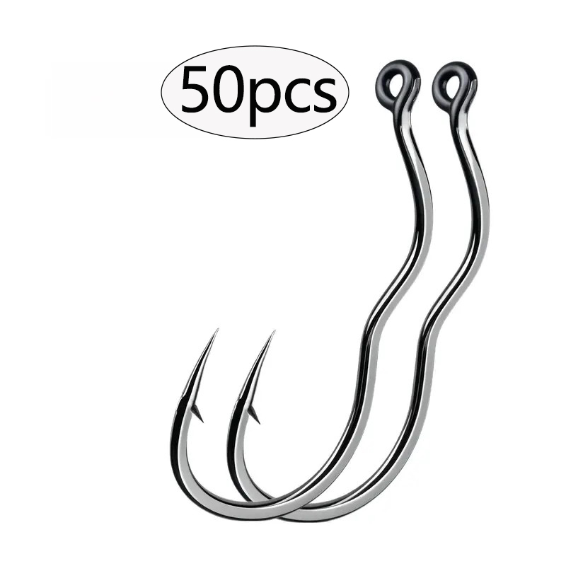 50 Pcs Durable Automatic Flip  - đánh giá và giá Fishing Hook Circle