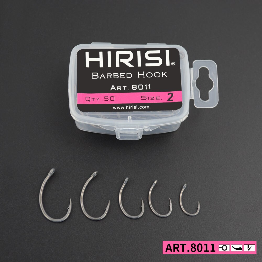 Hirisi Carp Fishing Hooks 50pc - đánh giá và giá Fishing Hook Barbless