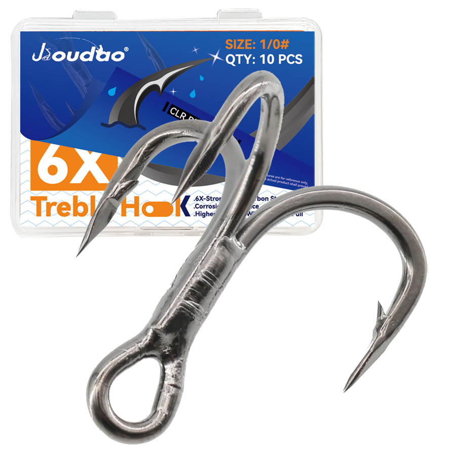 6X Fishing Treble Hook 10Pcs T - đánh giá và giá Fishing Hook Barbless