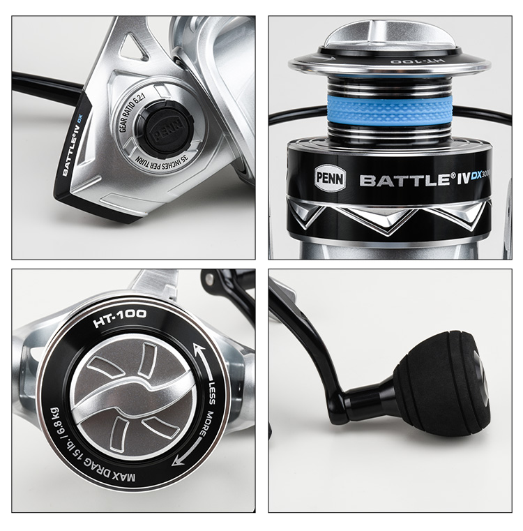 PENN BATTLE BTL IV DX 3000 400 - đánh giá và giá Penn Reel Battle