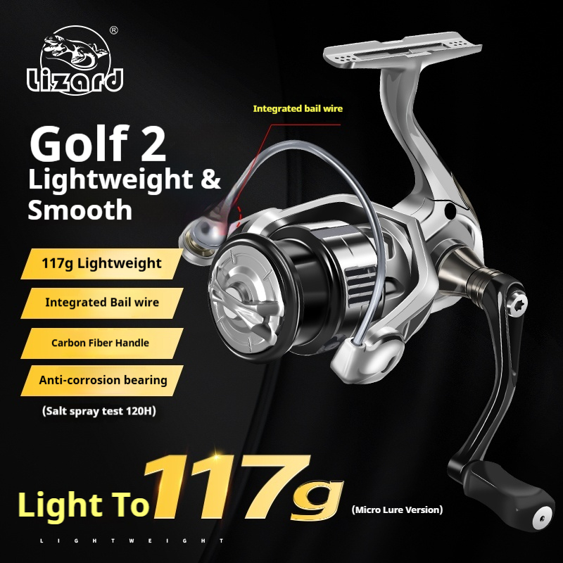 Lizard Golf 2 Metal Spool Reel - đánh giá và giá Kastking Reel Zephyr