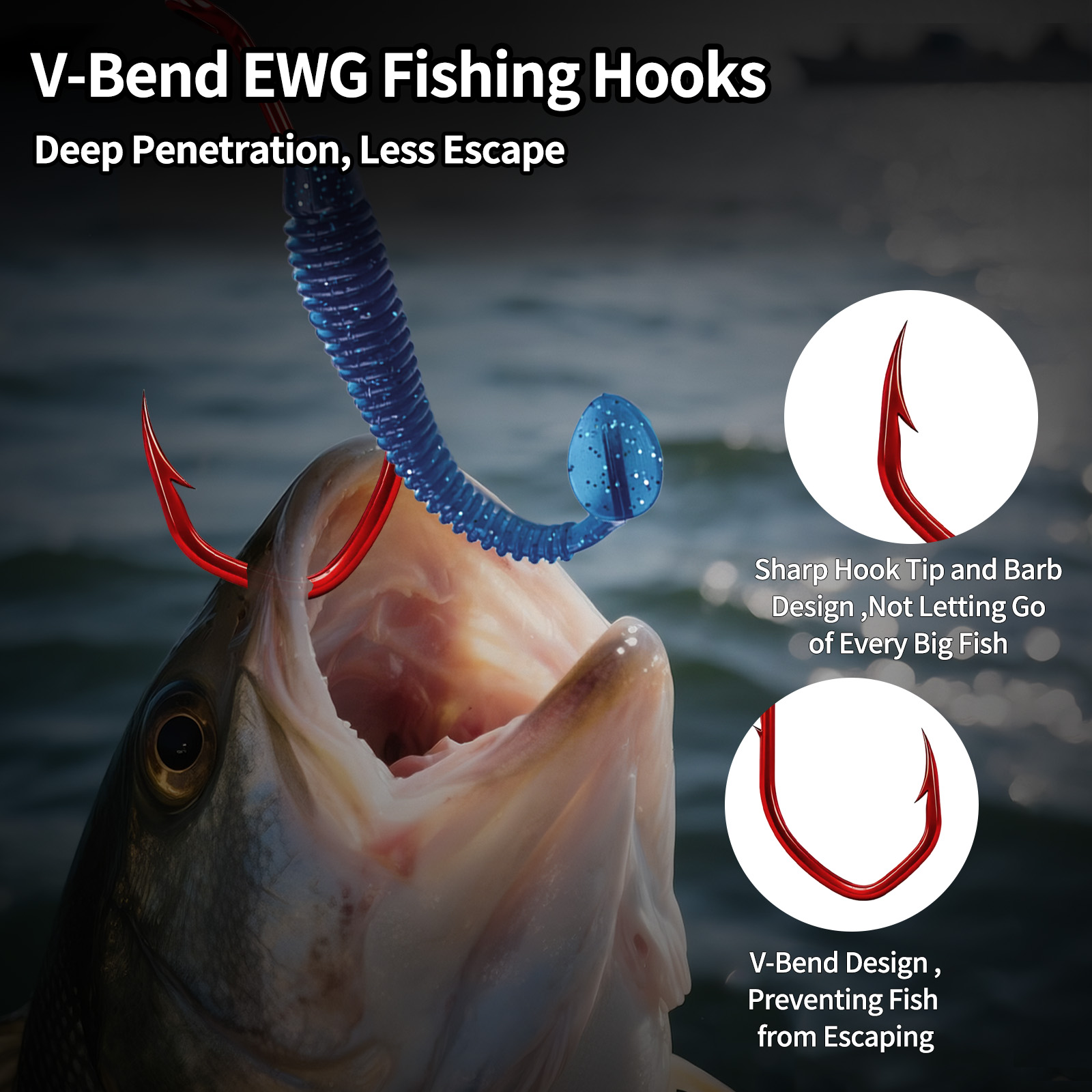 9KM Baitholder Hook 50-100pcs  - đánh giá và giá Fishing Hook Circle
