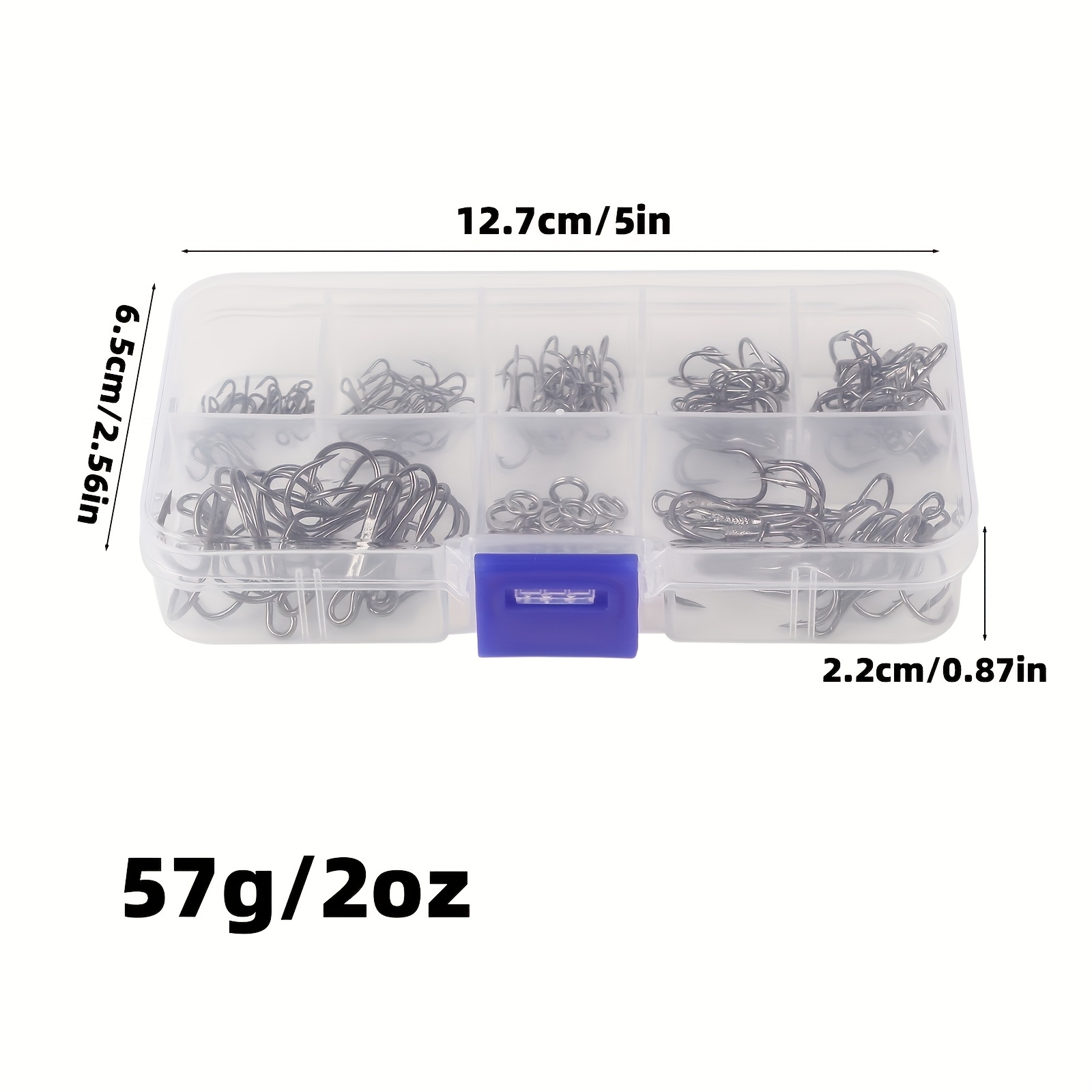 90pcs/set The lure triple-hook - đánh giá và giá Fishing Hook Assortment