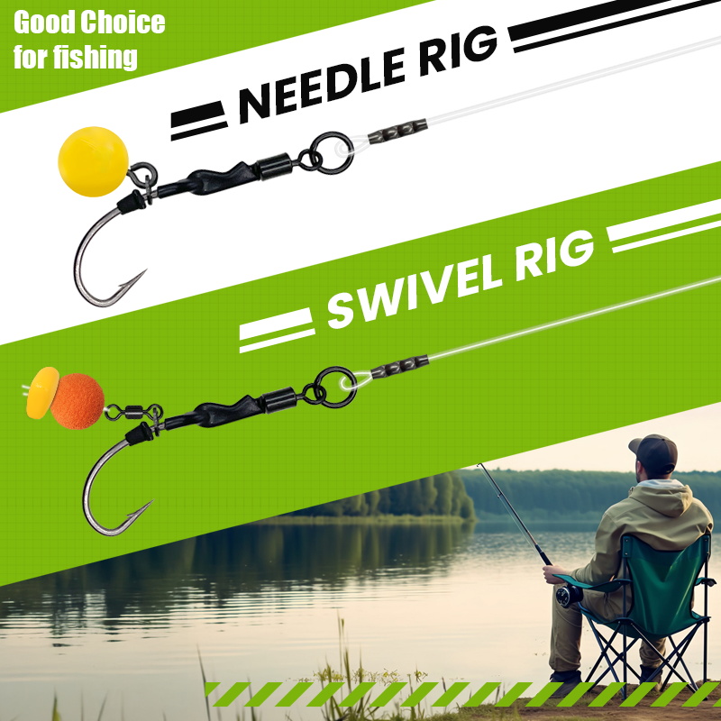 6PCS/10PCS Ronnie rig 3 Styles - đánh giá và giá Fishing Hook Assortment